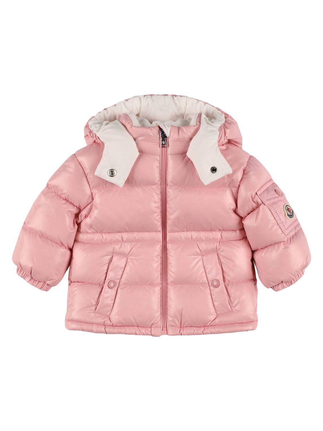 Moncler Maire Nylon Down Jacket In Pink