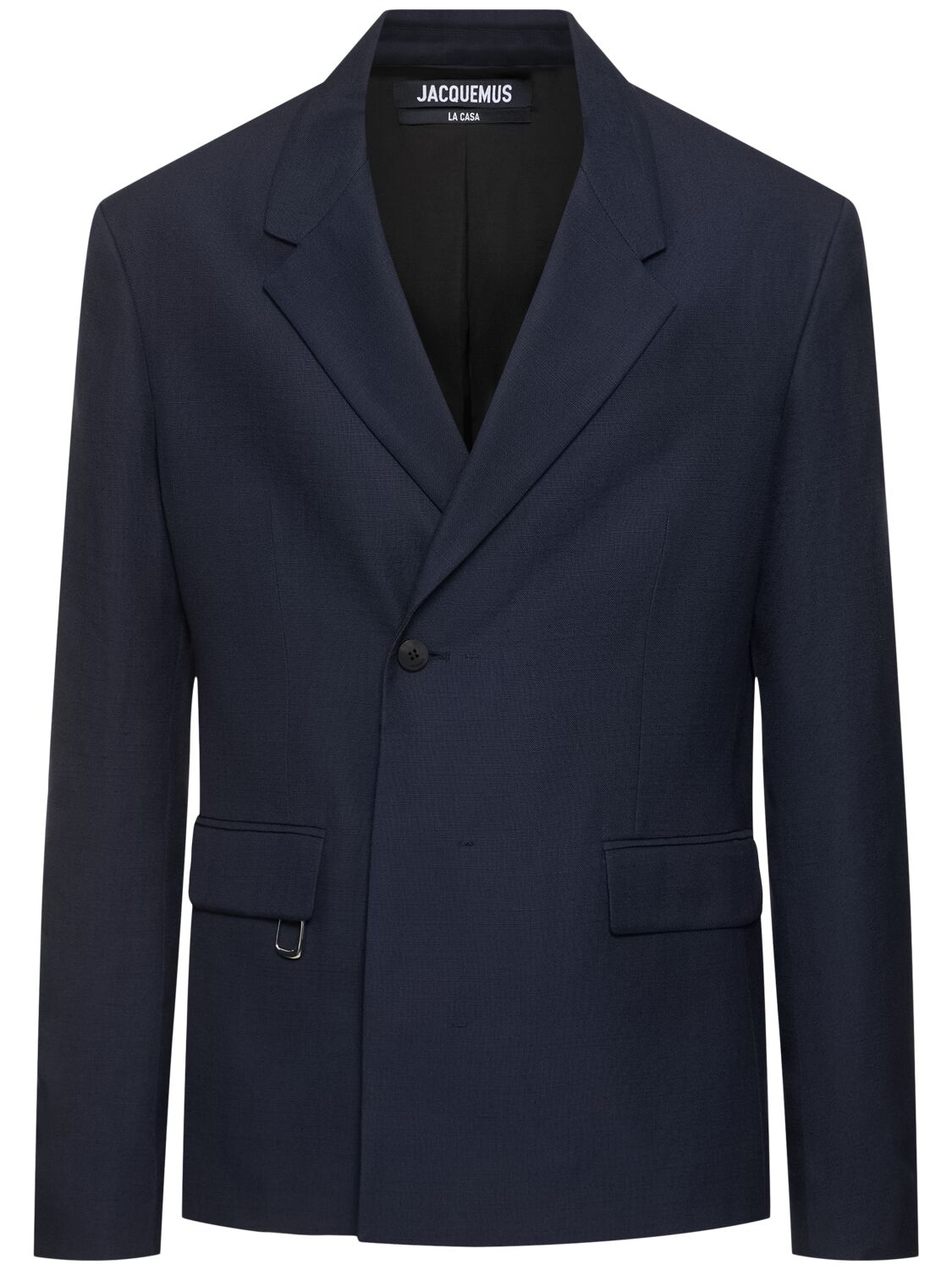 Shop Jacquemus La Veste Melo Blazer In 海军蓝