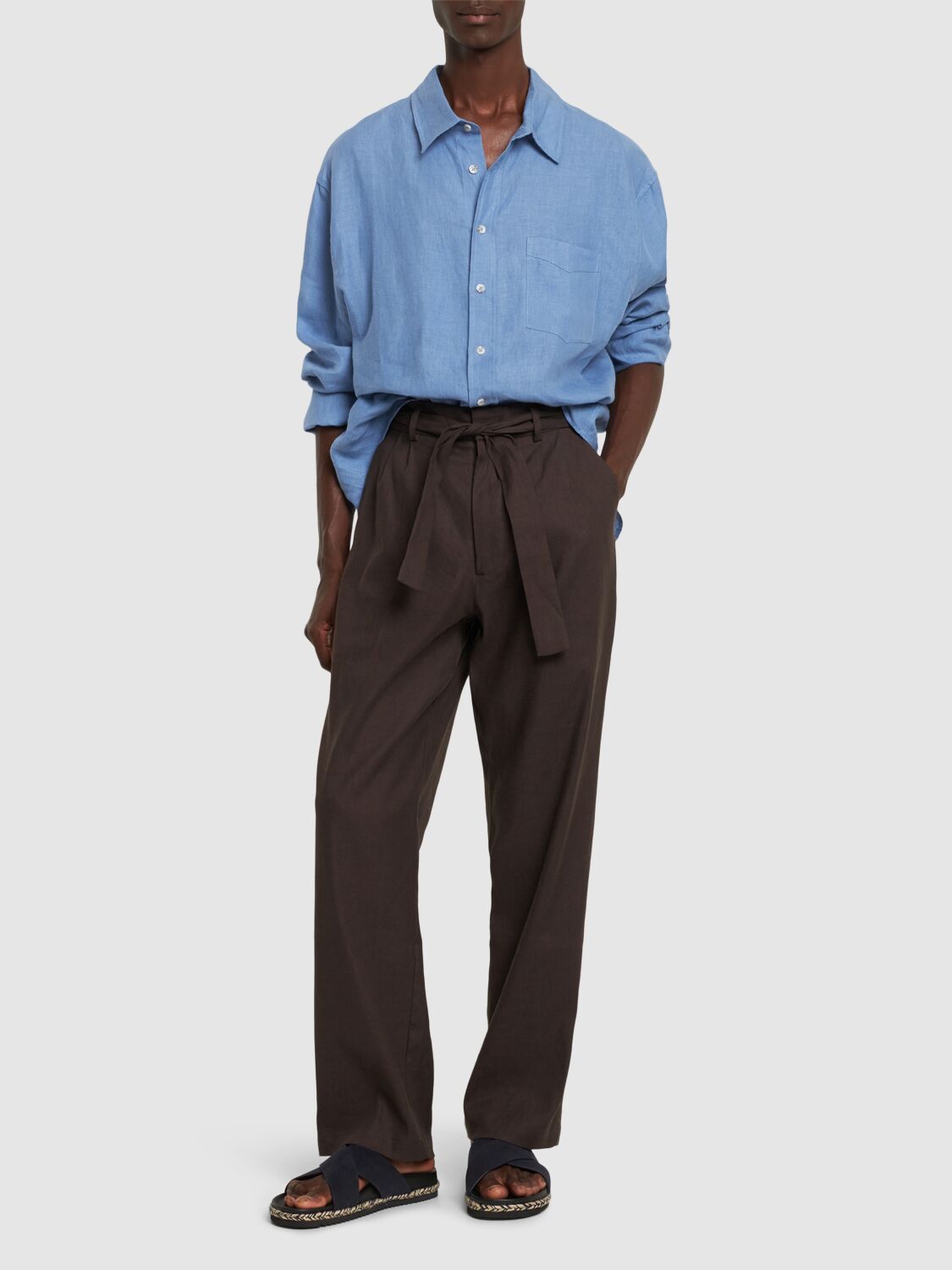 COMMAS TAILORED STRAIGHT PANTS 