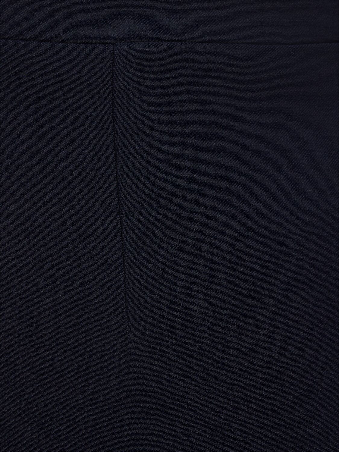 Alessandra Rich Skirt In Black Wool In Navy