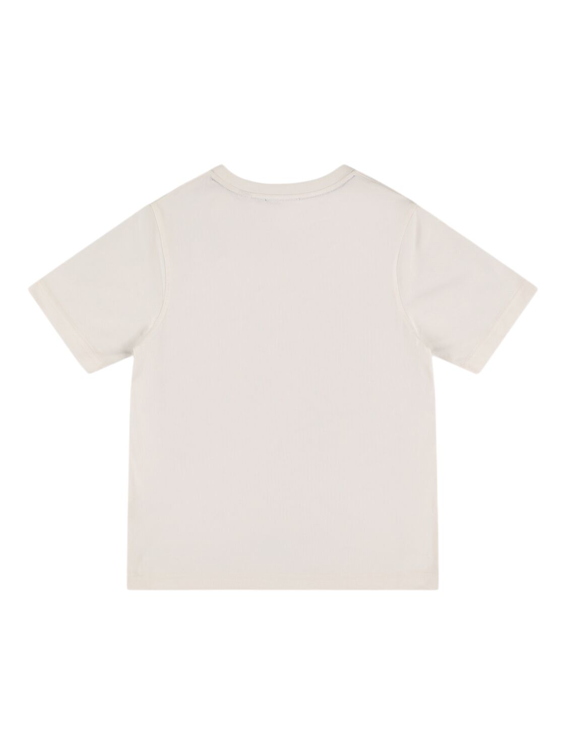 Shop Burberry Printed Logo Cotton Jersey T-shirt In White