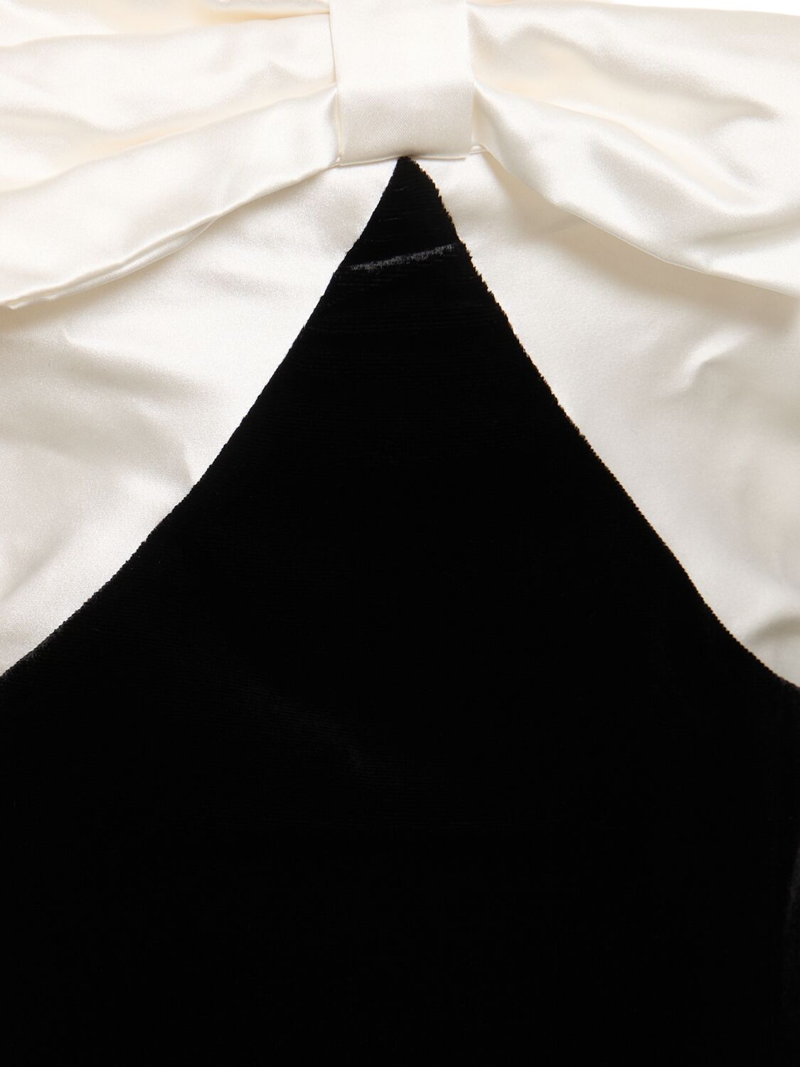 ALESSANDRA RICH STRAPLESS VELVET MINI BUSTIER DRESS 