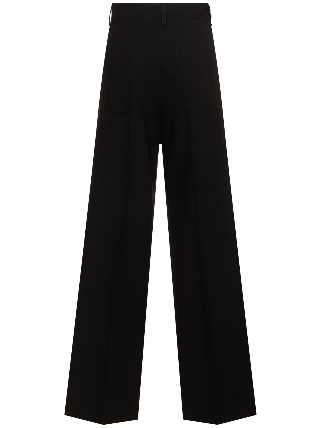 Shop Philosophy Di Lorenzo Serafini Light Tech Crepe Wide Pants In Black