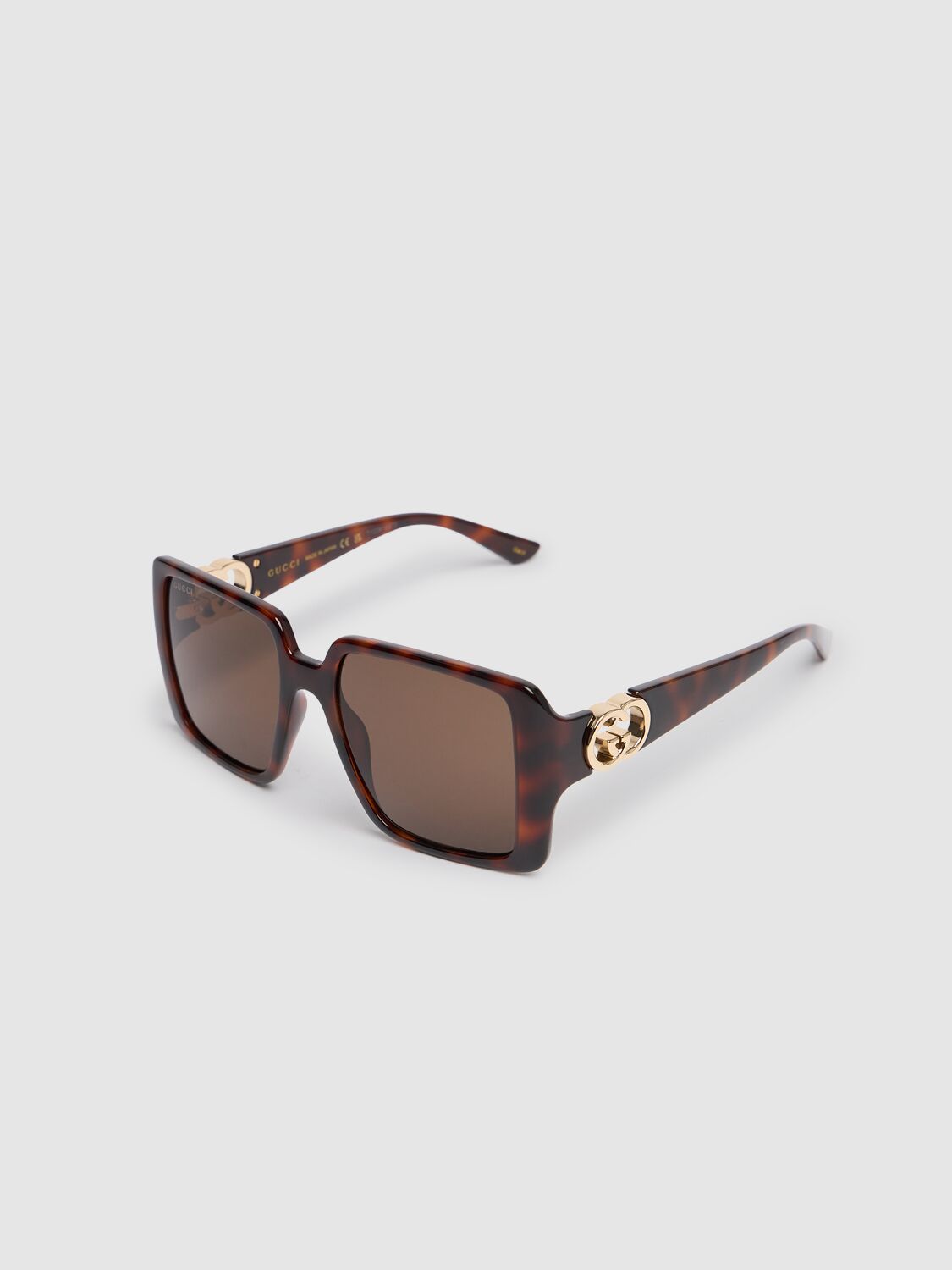 Shop Gucci G1692s Injection Sunglasses In Havana