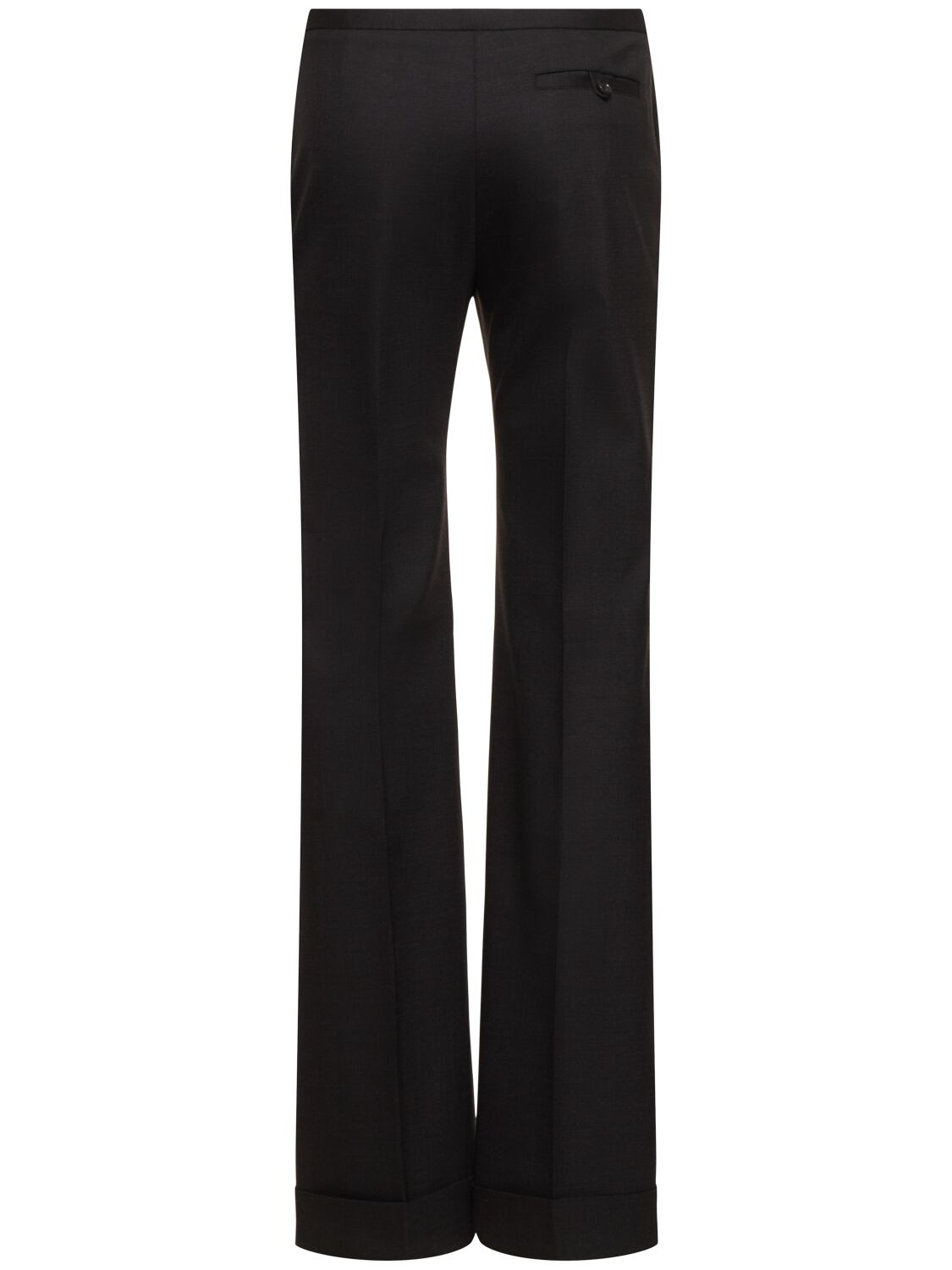 Shop Philosophy Di Lorenzo Serafini Tropical Wool Blend Straight Pants In Grey