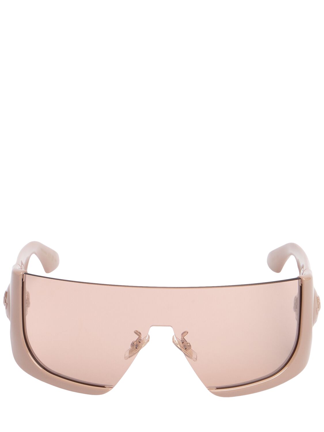 Etro Macaron Mask Sunglasses In Beige