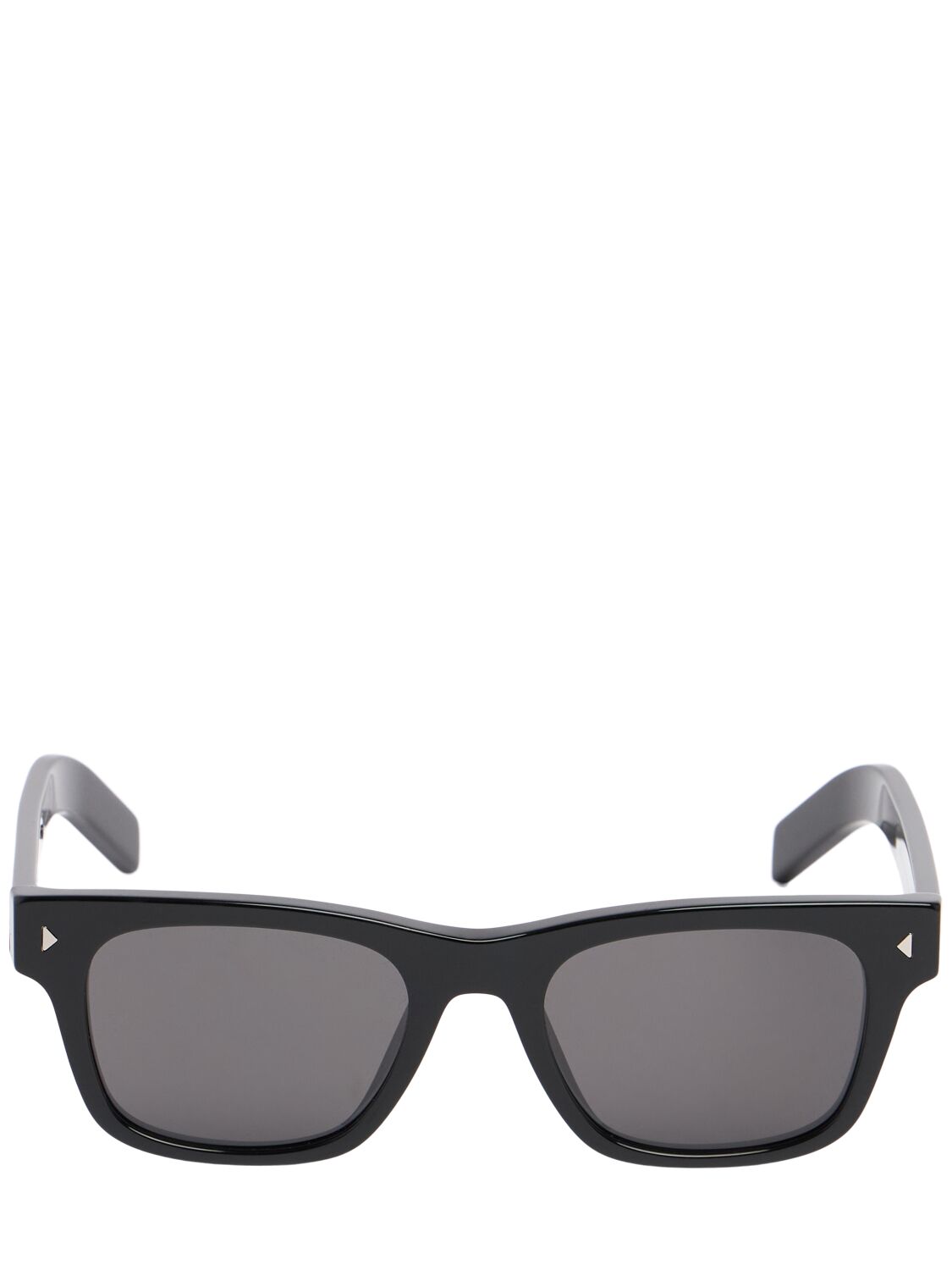 Prada Men's Acetate Square Sunglasses In Black
