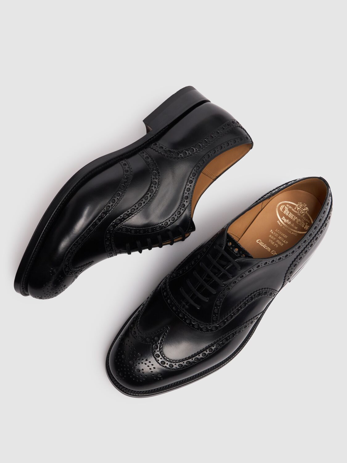 Shop Church's Burwood Lace-up Derby Shoes In Black