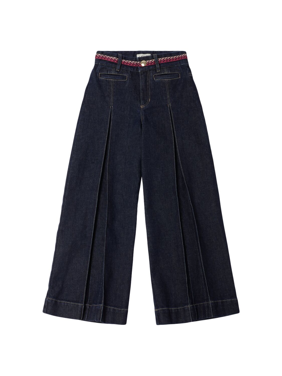 Lanvin Cotton Blend Jeans In Blue