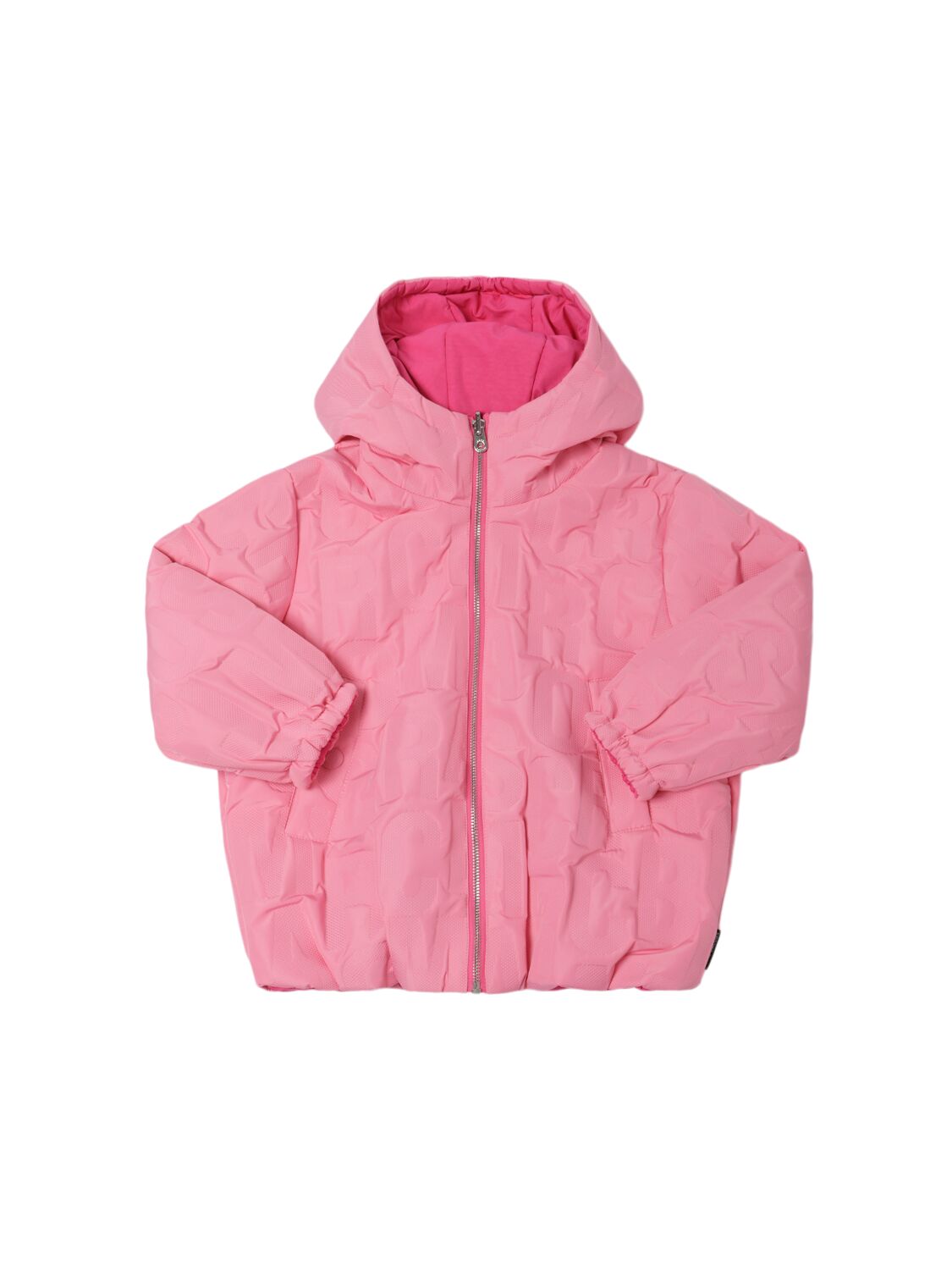 Marc Jacobs Kids' Reversible Poly Puffer Jacket In Pink