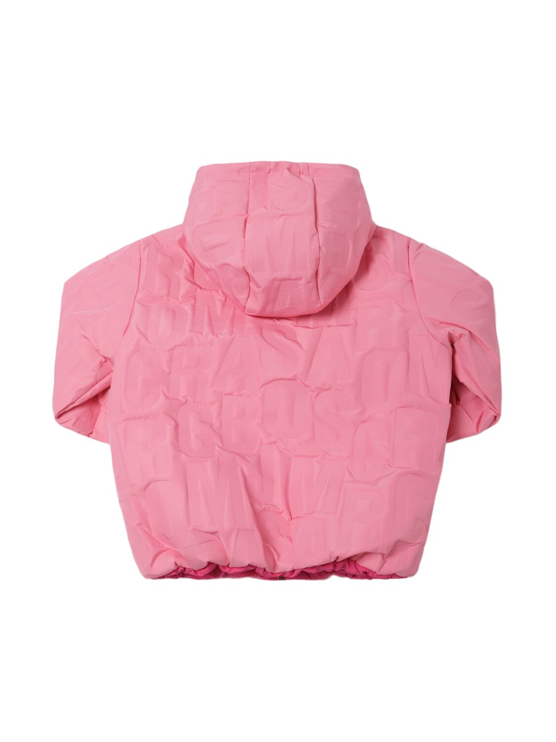 Marc Jacobs Reversible Poly Puffer Jacket In Fuchsia