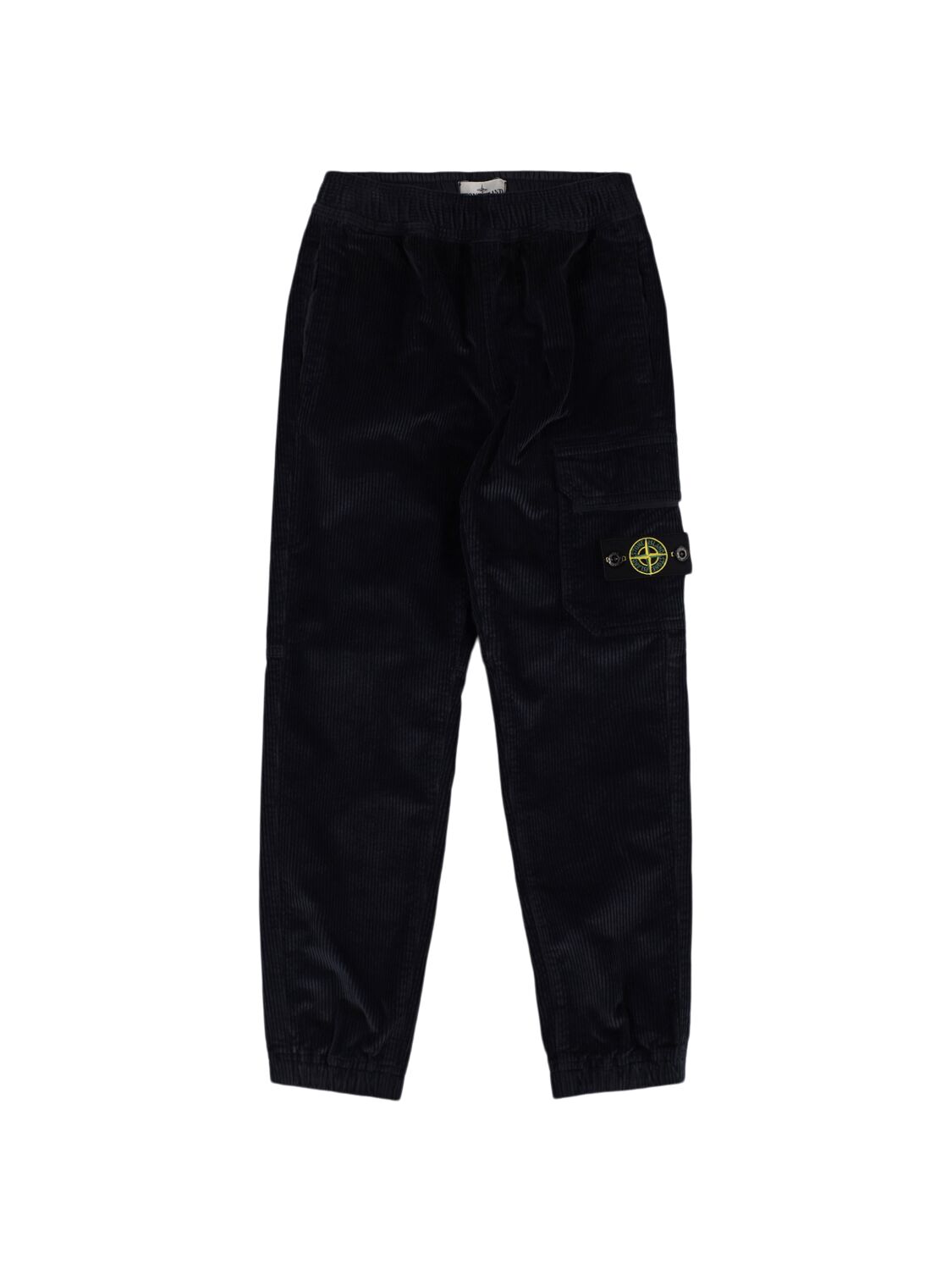 STONE ISLAND JUNIOR Cotton Blend Corduroy Pants