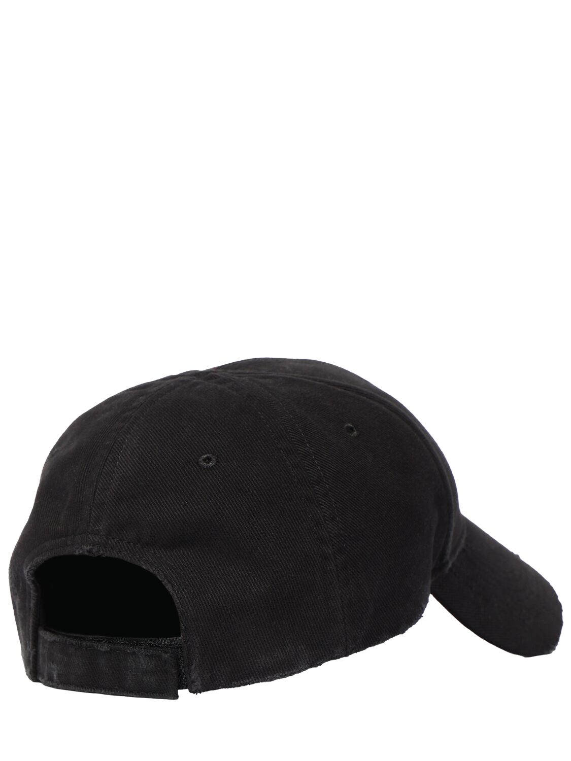 Shop Balenciaga Ebay Cotton Cap In Black