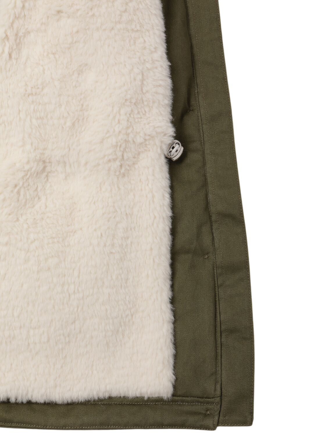 Shop Marc Jacobs Hooded Cotton Parka In Dark Green