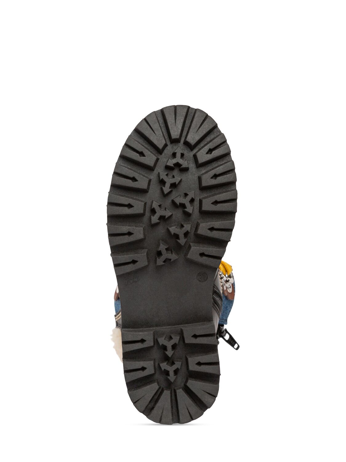 DSQUARED2 SHEEP & LEATHER SNOW BOOTS 