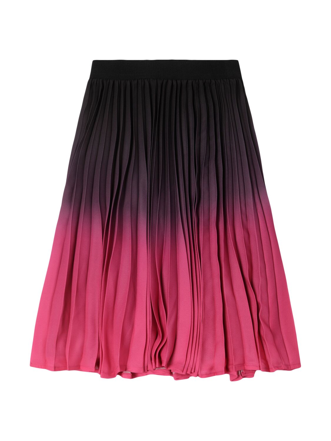 Shop Marc Jacobs Pleated Poly Crepe Skirt In Fuchsia