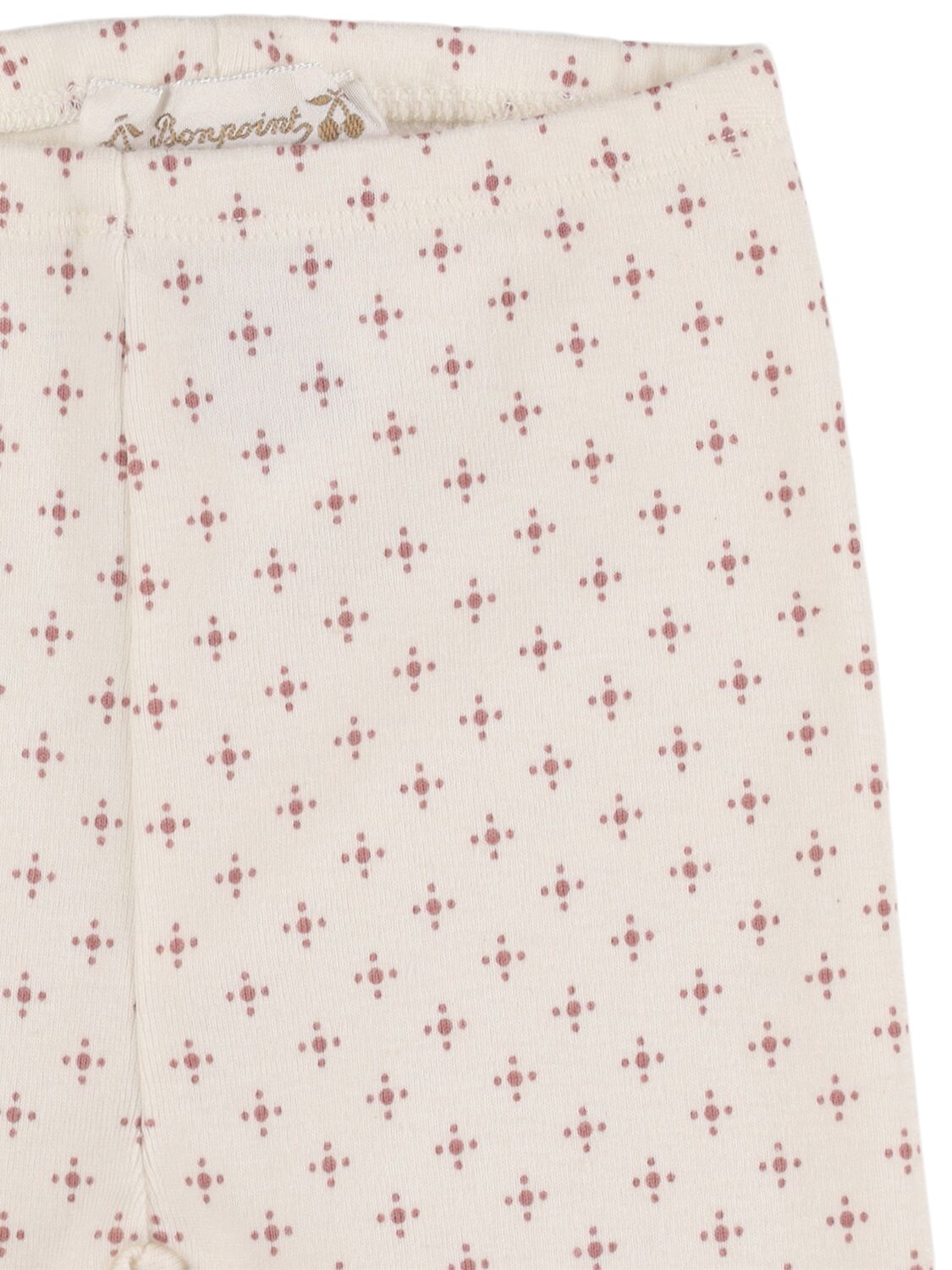 Shop Bonpoint Printed Cotton T-shirt & Pants In Dark Pink