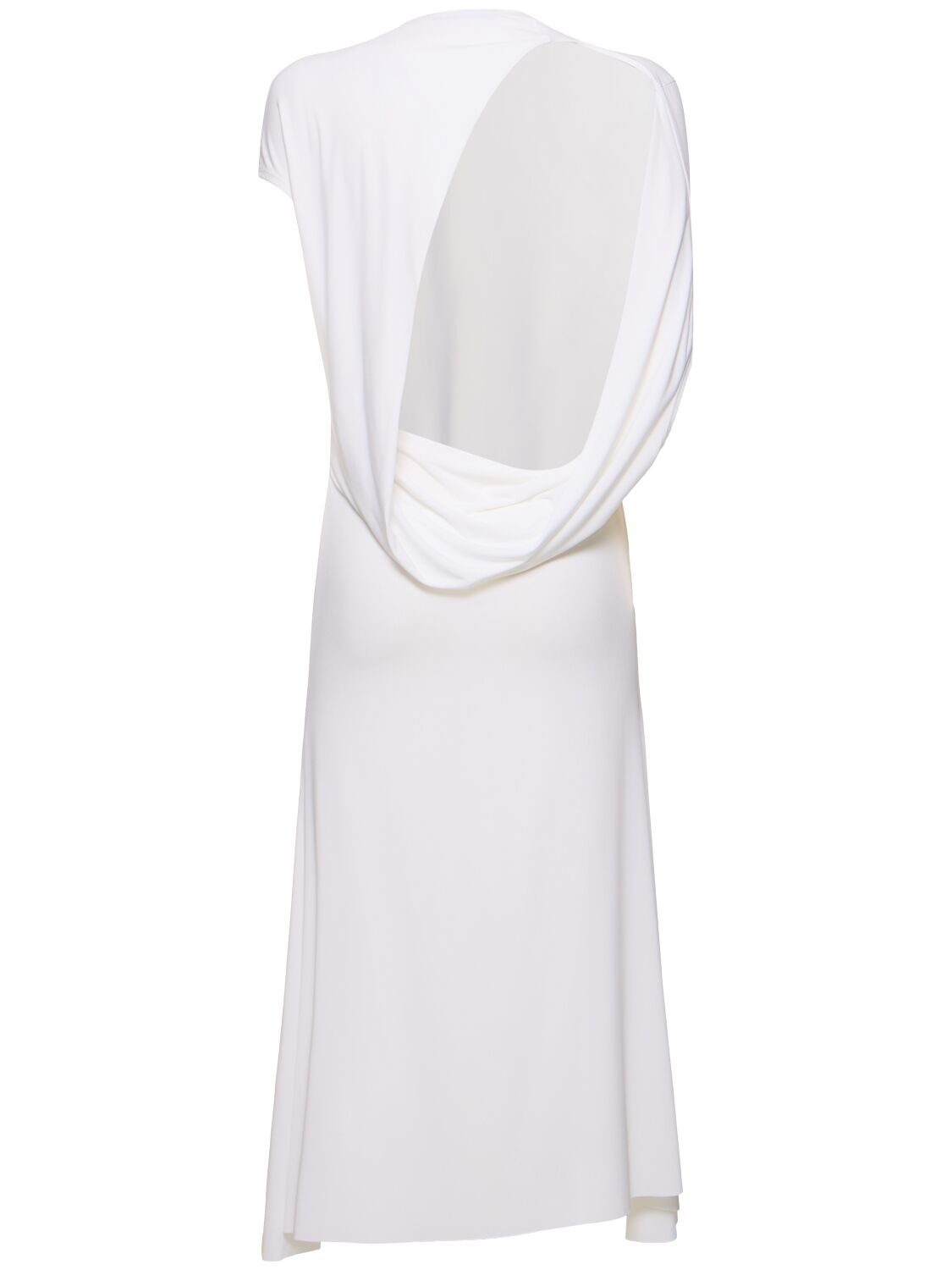 Shop Jacquemus La Robe Salerno Midi Dress In White