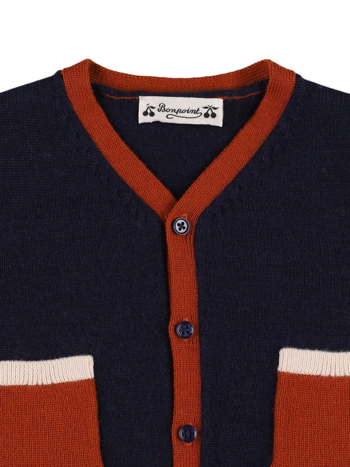 BONPOINT WOOL KNIT CARDIGAN 