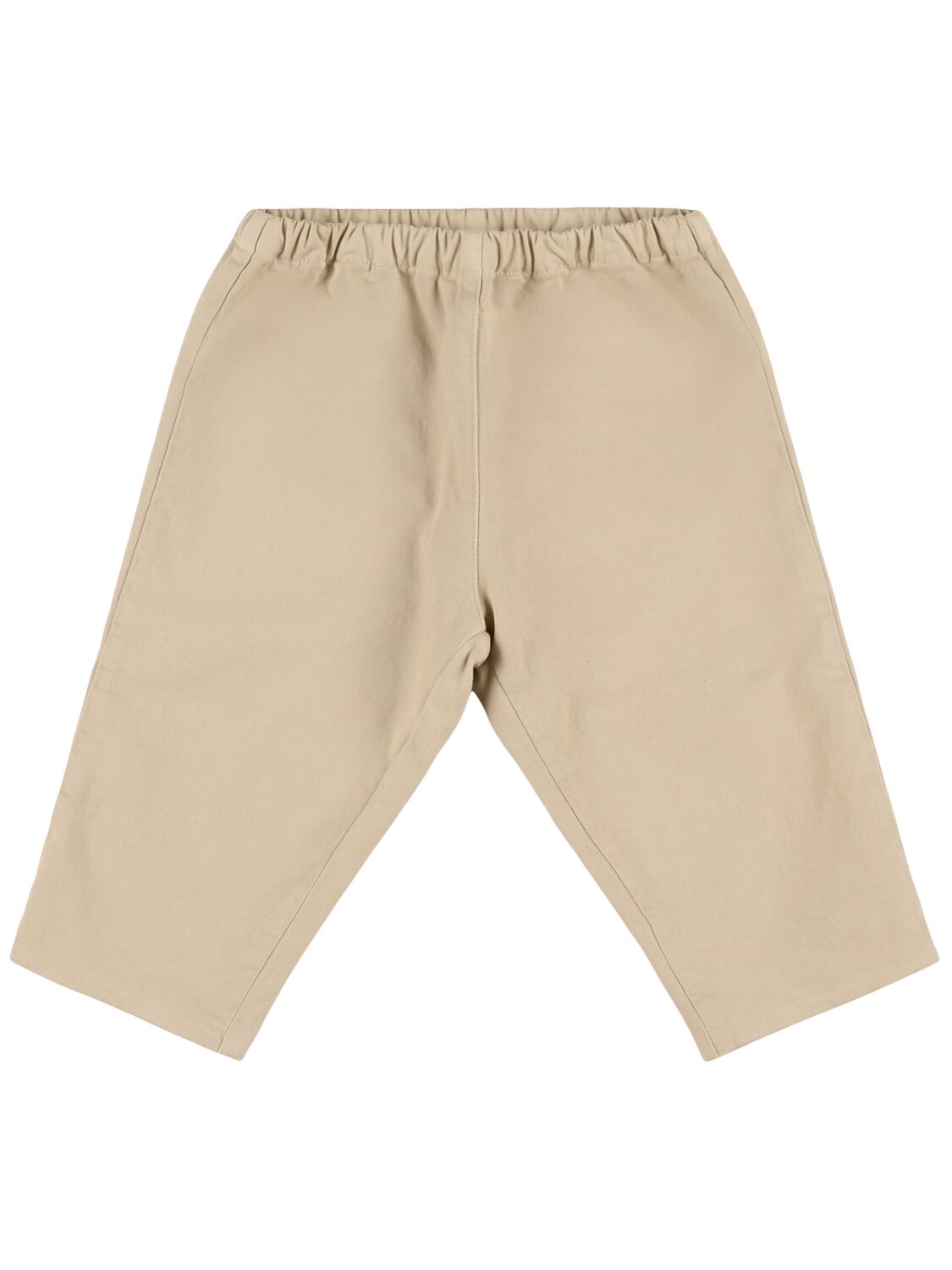 Bonpoint Cotton Gabardine Pants In Beige