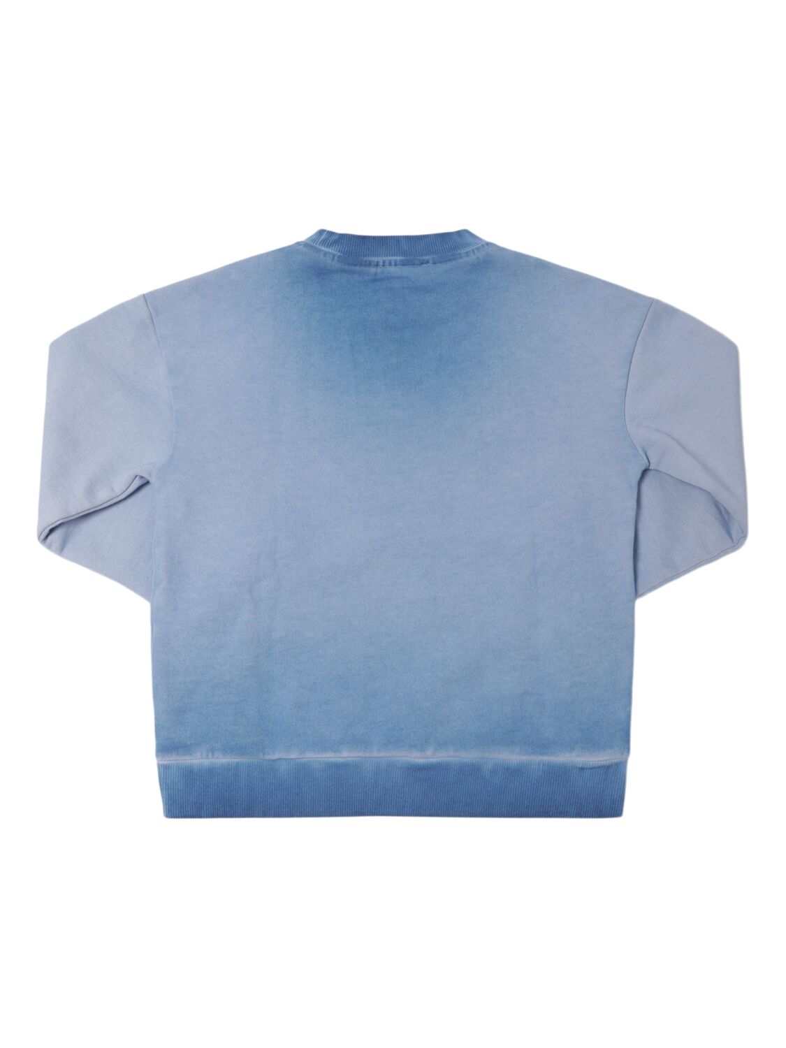 Shop Marc Jacobs Cotton Crewneck Sweatshirt W/logo In Blue