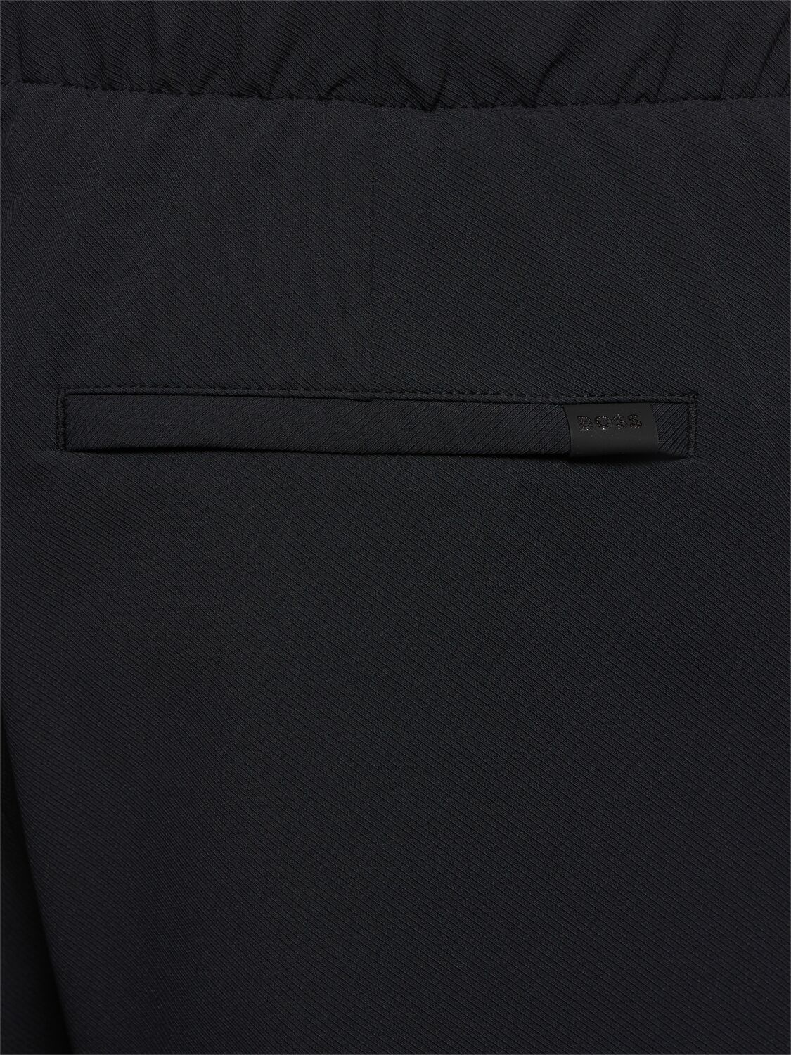 Shop Hugo Boss Perin Tech Pants In Black