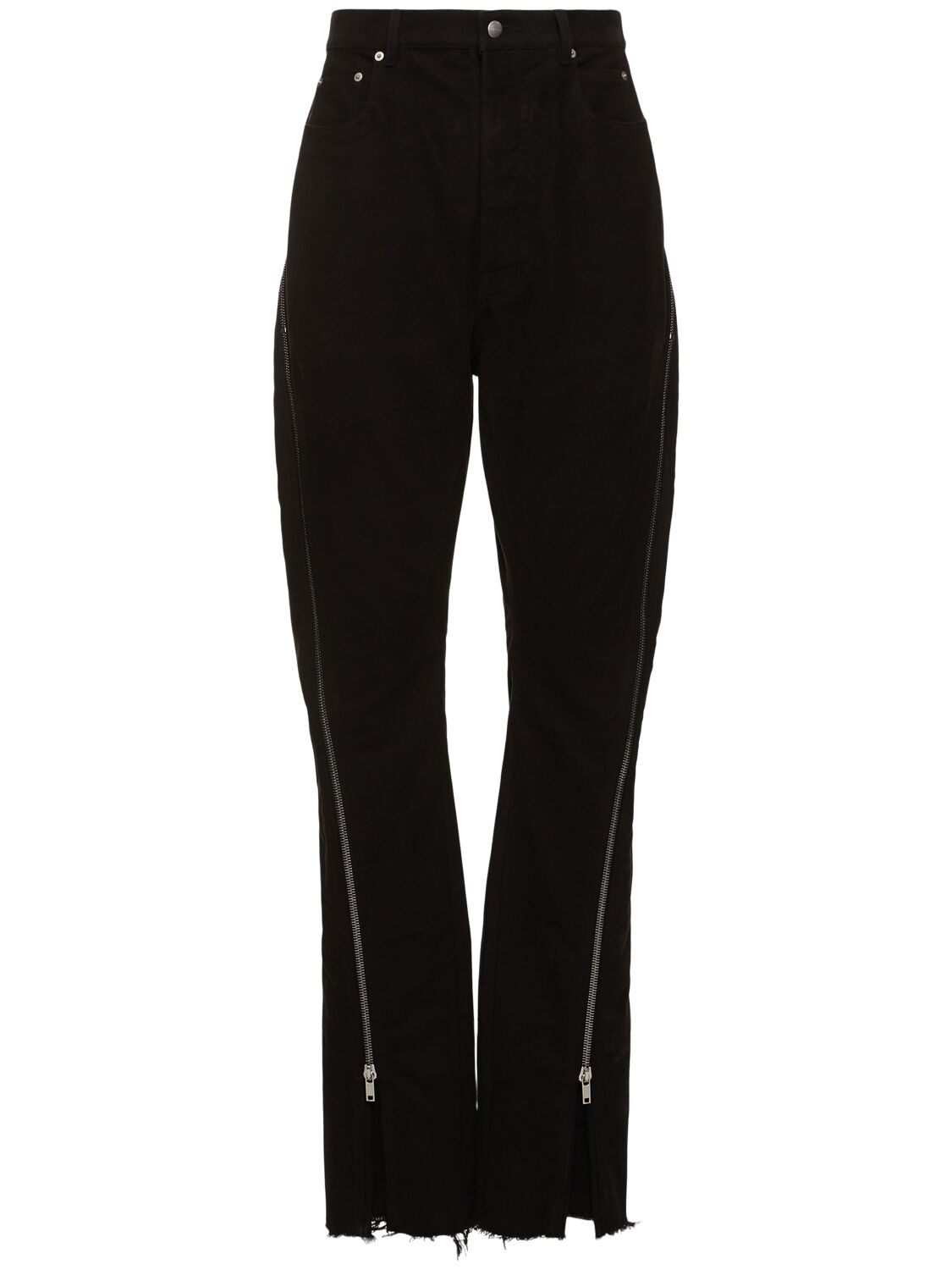 Shop Rick Owens Bolan Banana Brushed Heavy Twill Jeans In Black