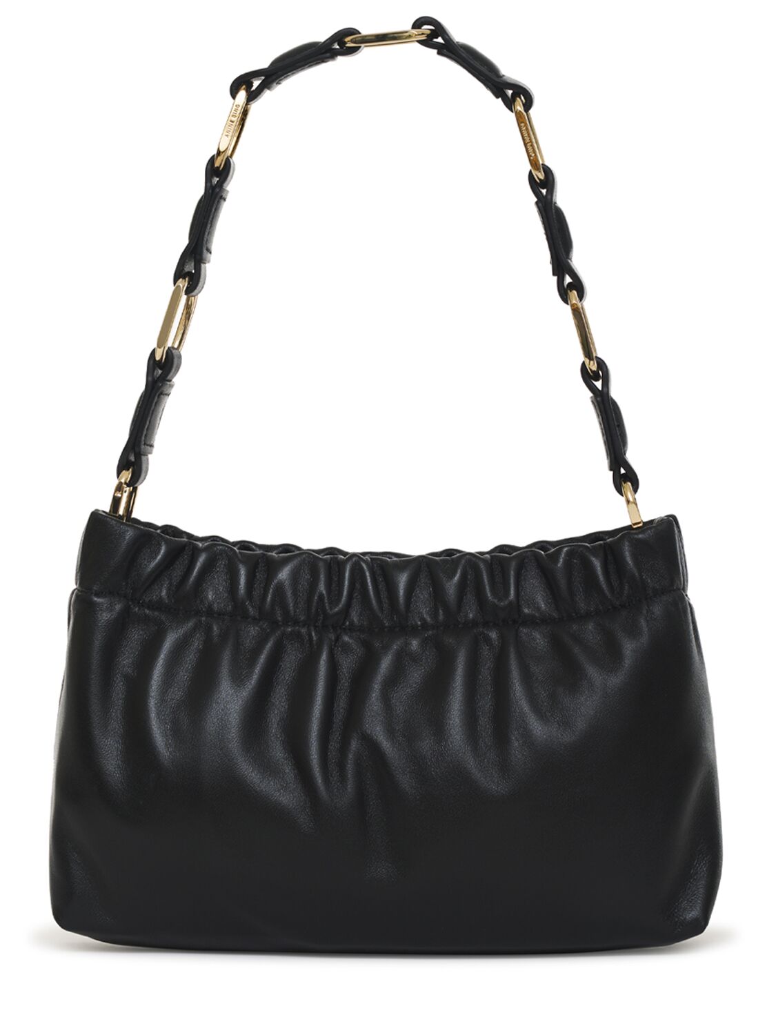 ANINE BING SMALL KATE LEATHER SHOULDER BAG 