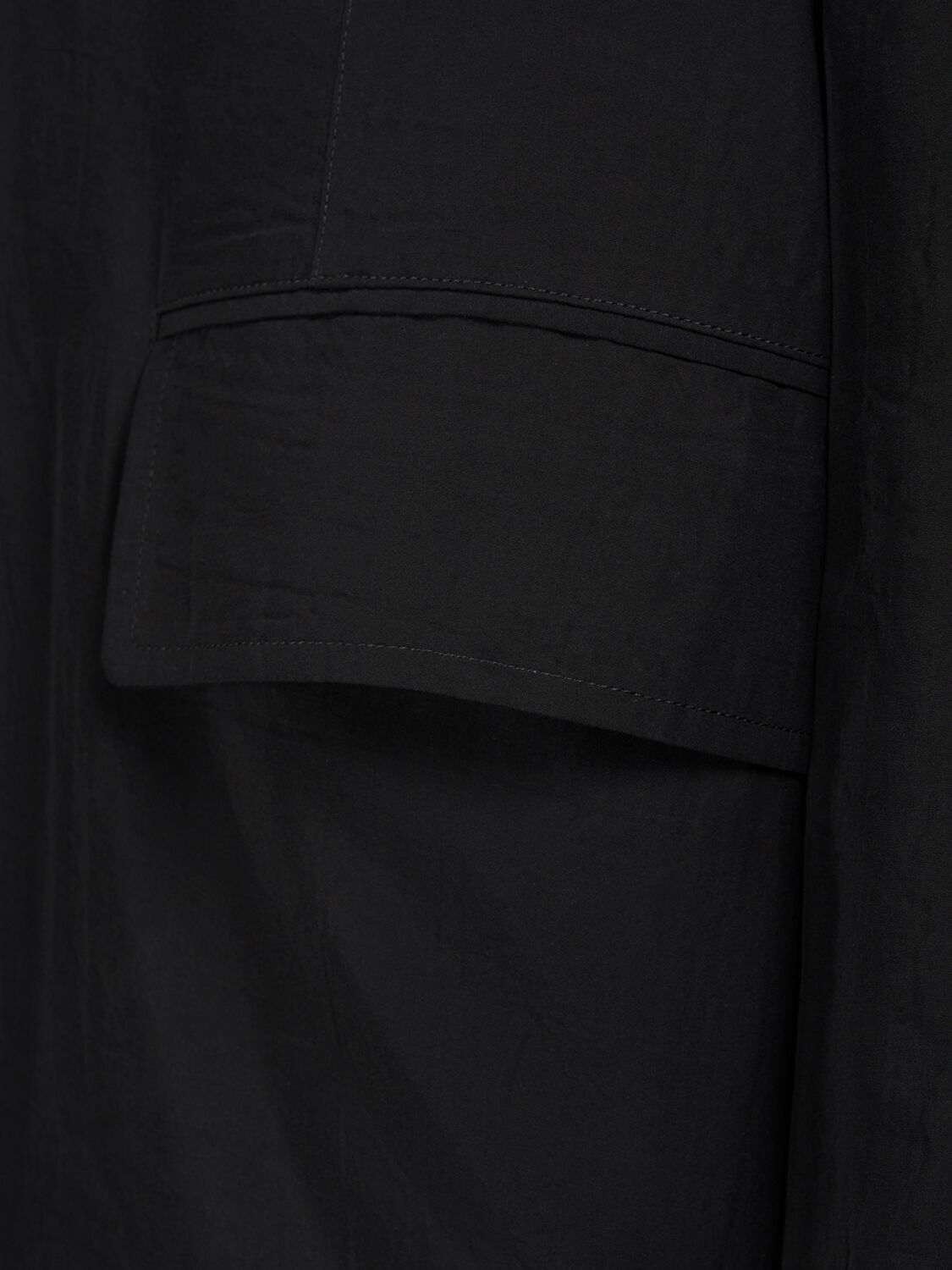 Shop Balenciaga Tailored Poplin Jacket In Black