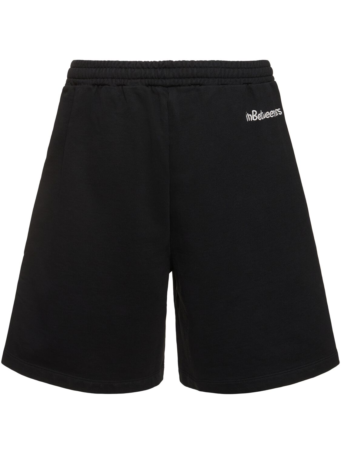 Shop Inbetweeners Micrologo Sweat Shorts In Black