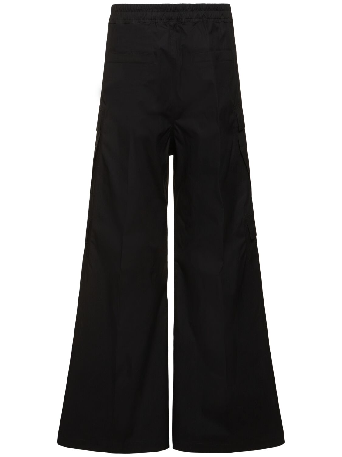 Shop Rick Owens Cargobelas Cargo Stretch Cotton Pants In Black