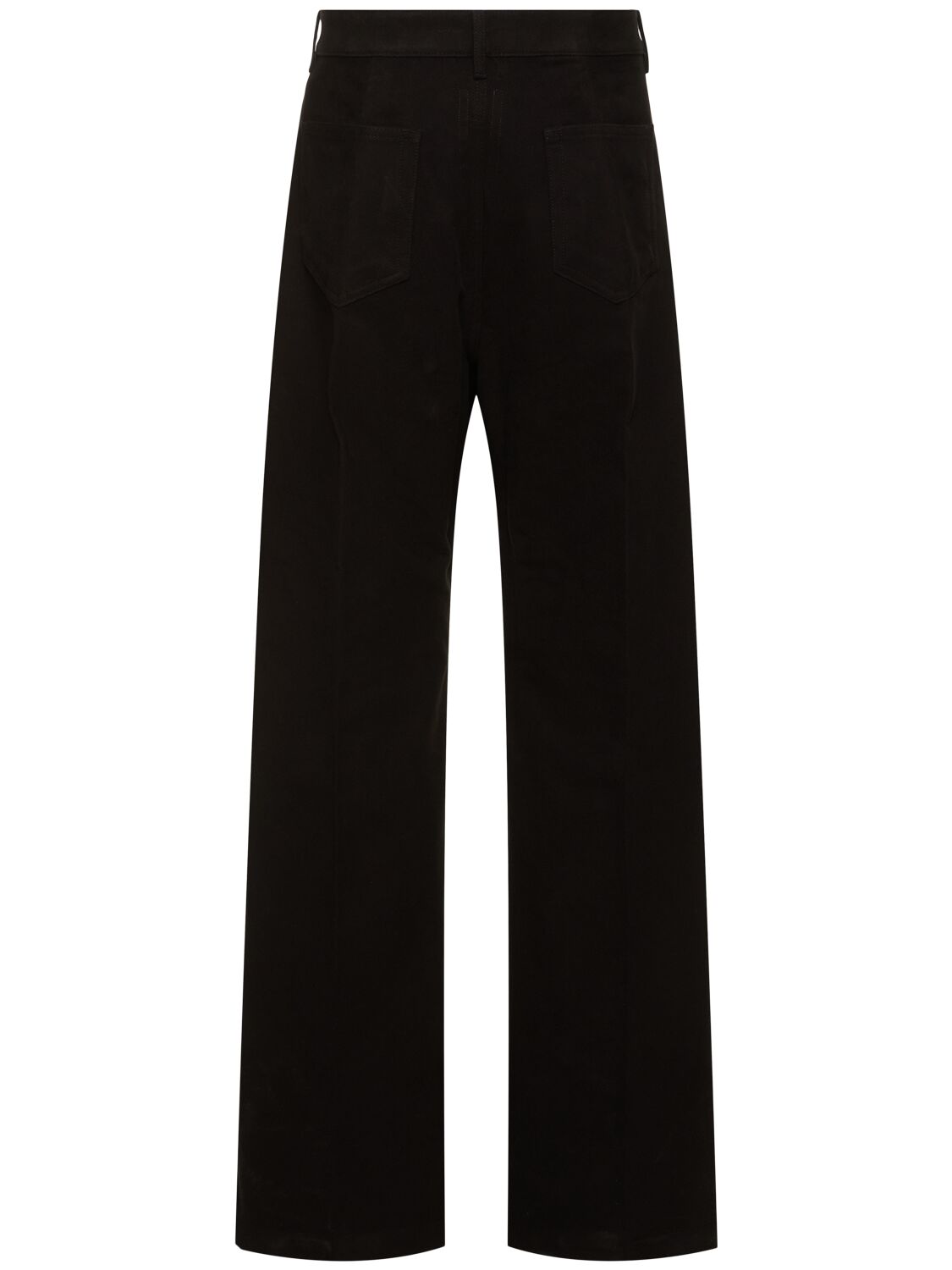 Shop Rick Owens Geth Brushed Heavy Twill Jeans In Black