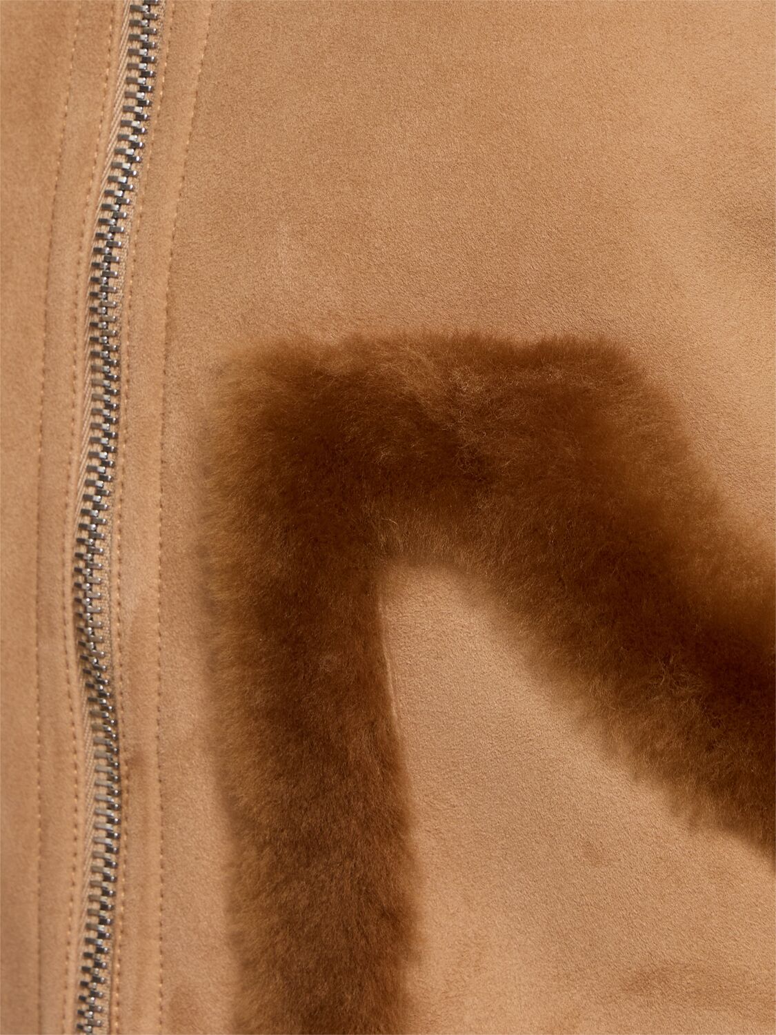 Shop Blancha Shearling Vest In Brown/beige