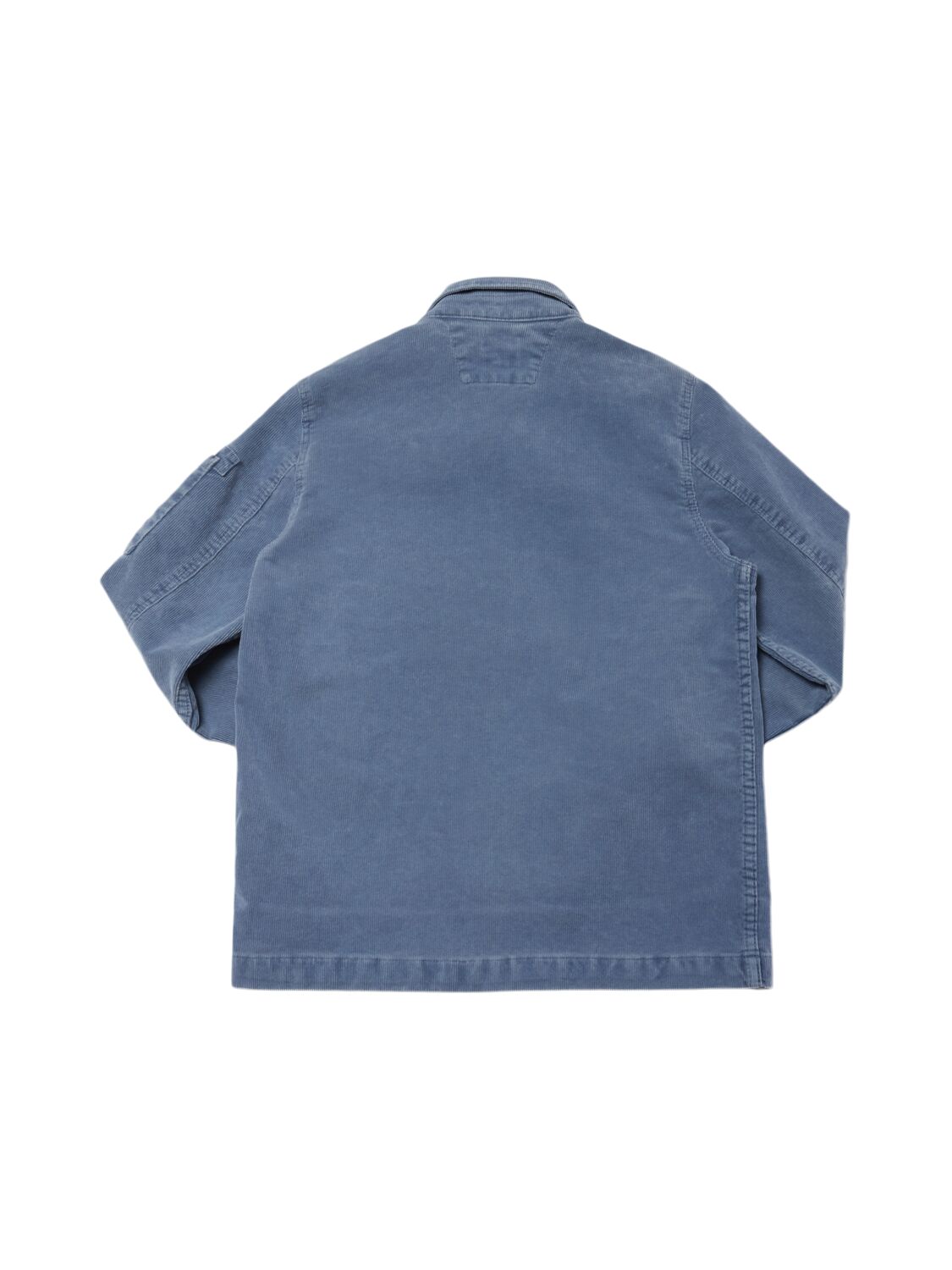 Shop C.p. Company Stretch Cotton Corduroy Shirt In Blue