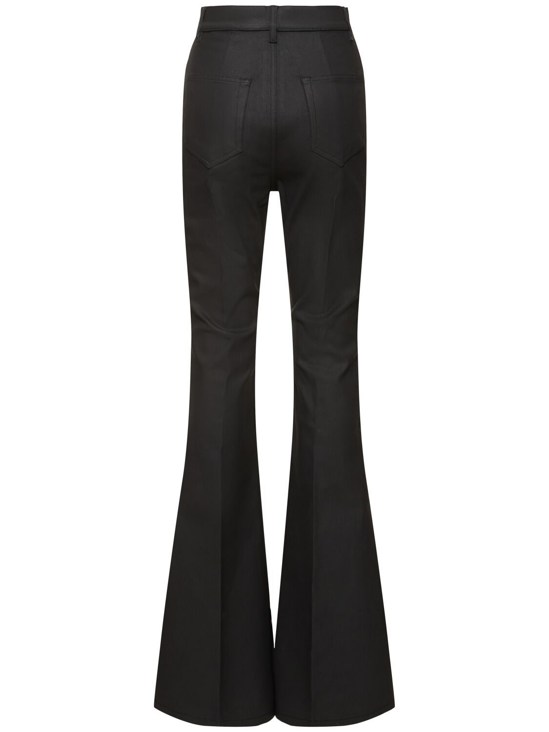 RICK OWENS BOLAN STRETCH DENIM BOOTCUT JEANS 