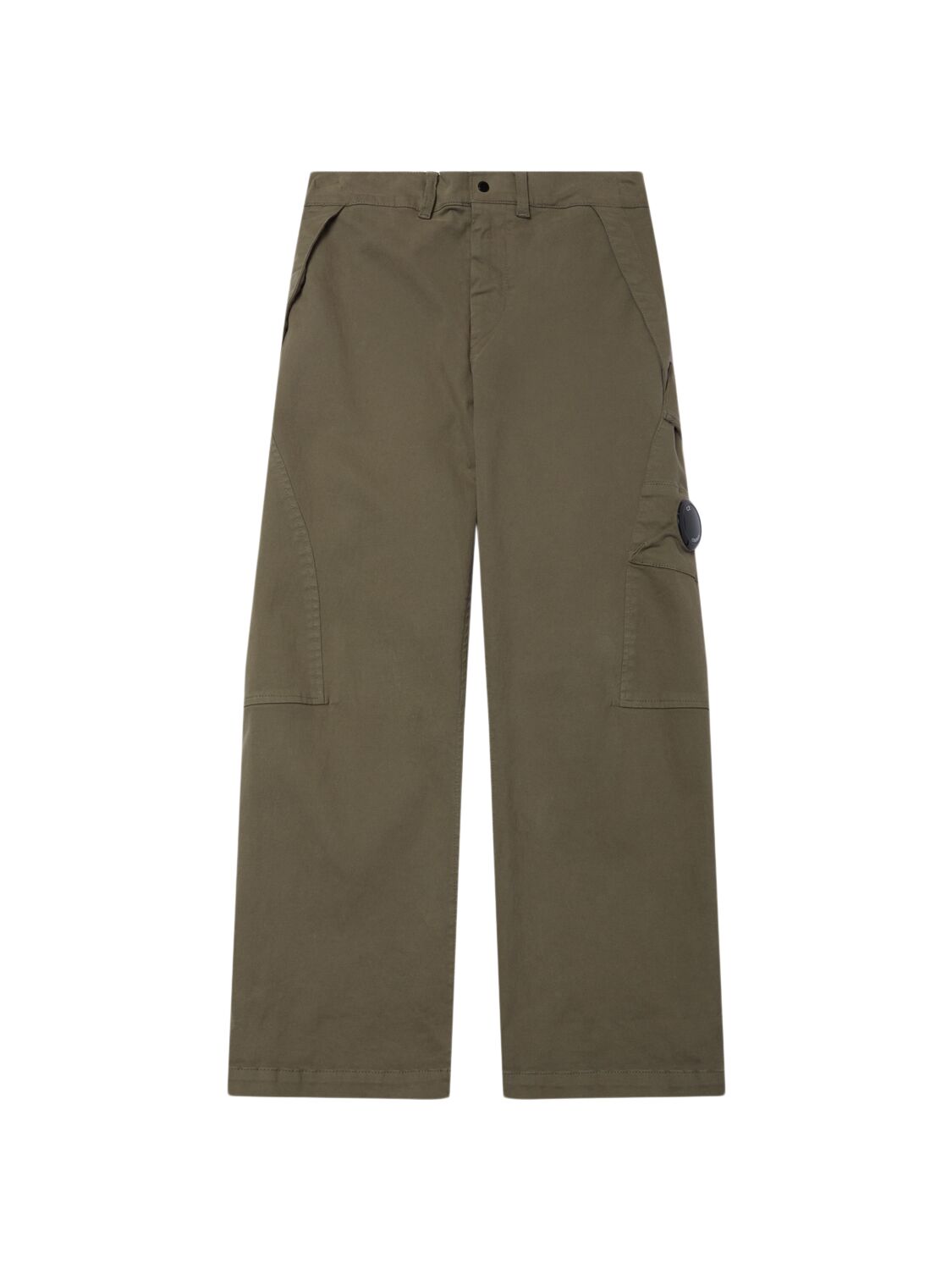 C.p. Company Stretch Cotton Cargo Pants In Brown