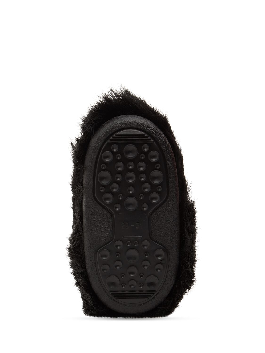 Shop Msgm Faux Fur Boots In Black