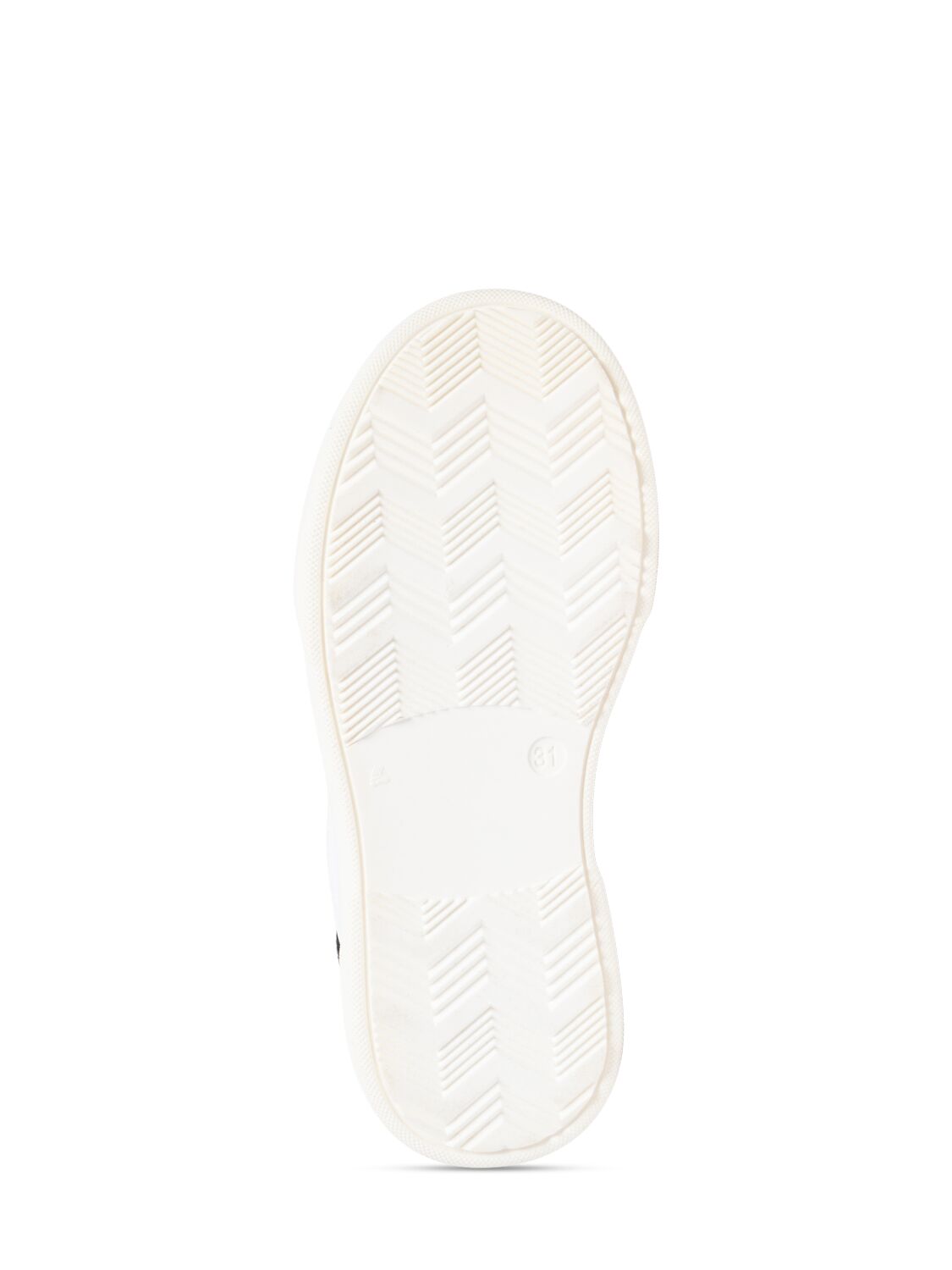 Philippe Model Temple Leather Lace-up Sneakers In White/blue