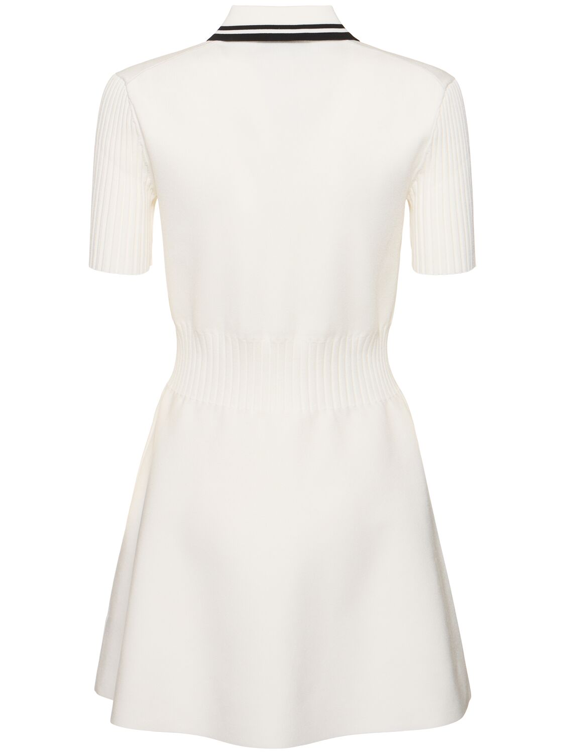 Shop Tory Sport Tech Knit Polo Mini Dress In White