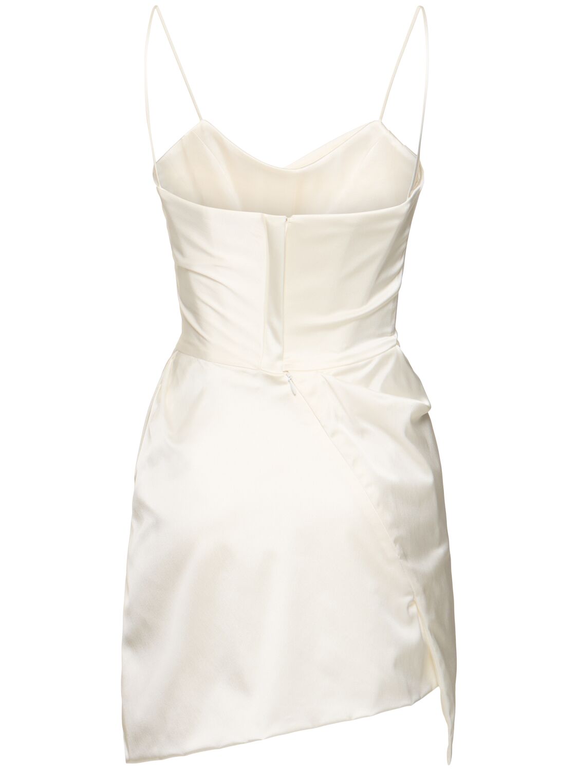 Shop Vivienne Westwood Nova Venus Satin Bridal Mini Dress In Ivory