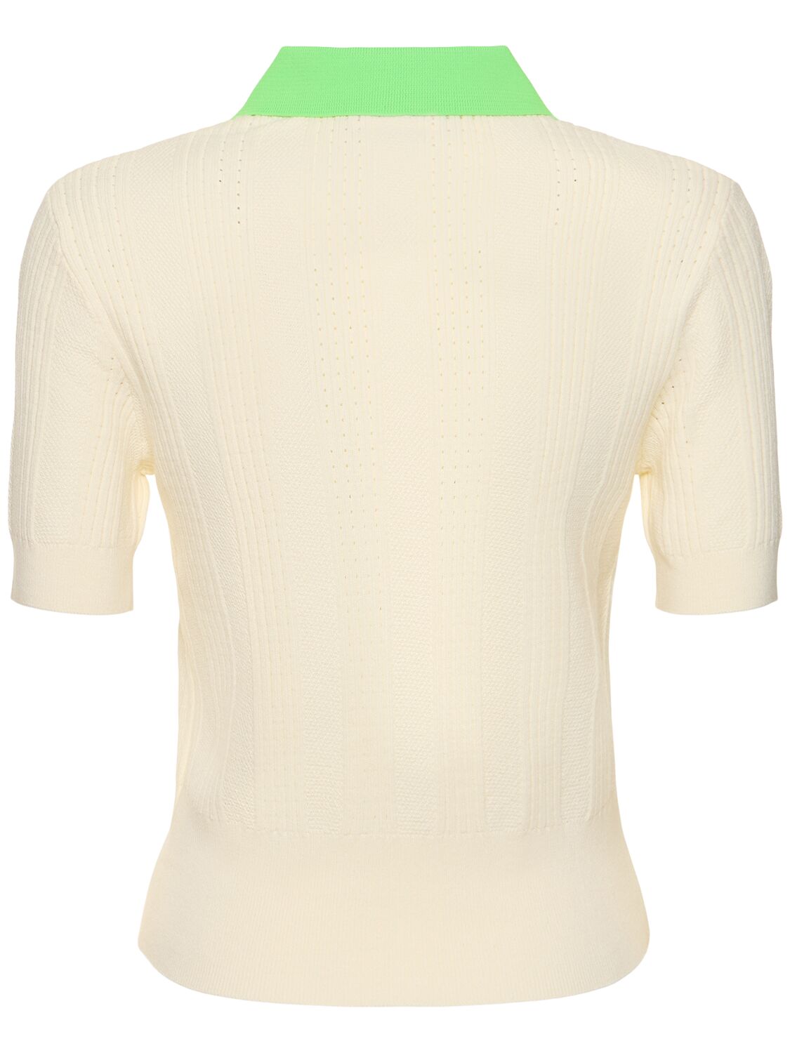 TORY SPORT COTTON POINTELLE POLO 