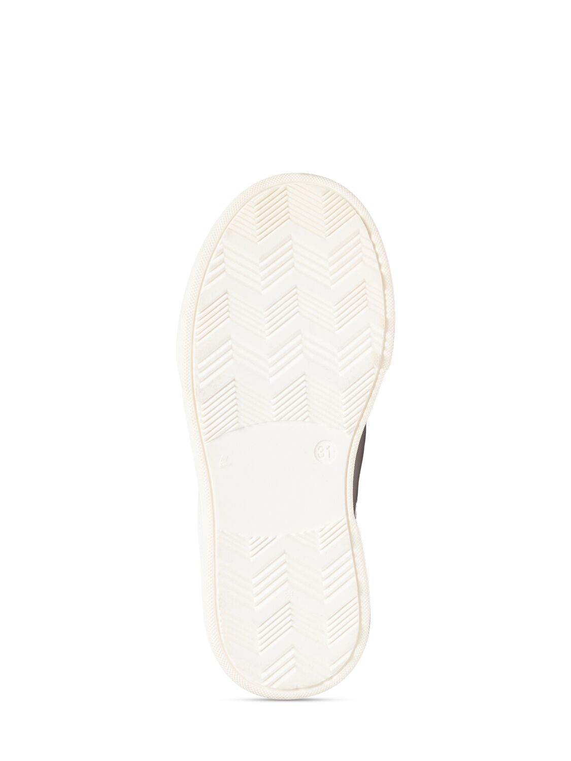 Philippe Model Leather Lace-up Sneakers In White/fuchsia