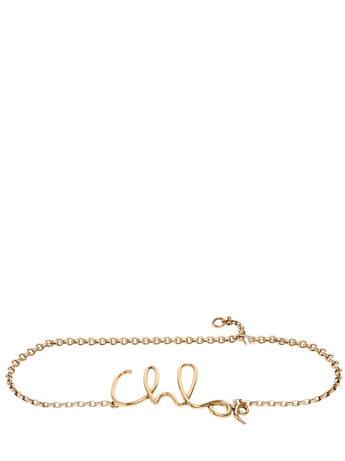 Image of Large C Chloe Metallic Belt