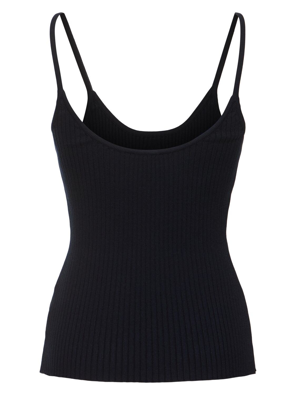 Shop Courrèges Knit Tank Top In Navy