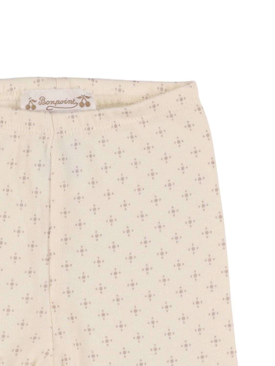 Shop Bonpoint Printed Cotton T-shirt & Pants In Ivory