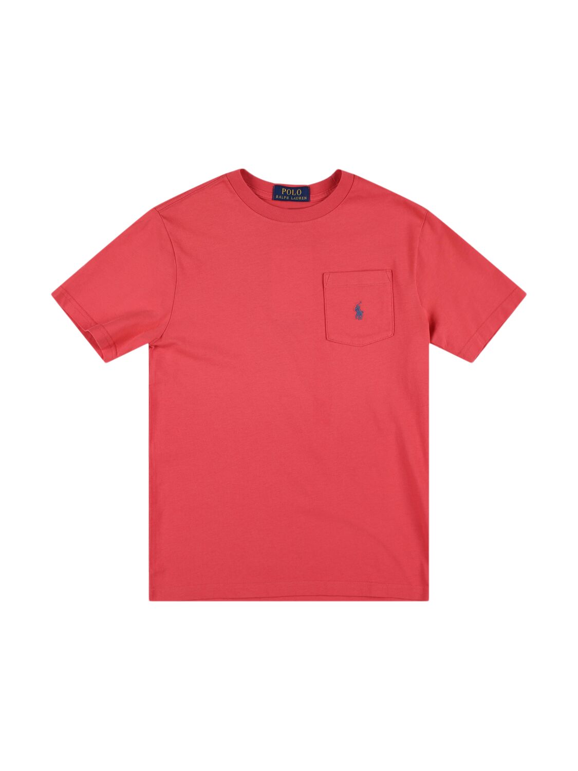 Polo Ralph Lauren Logo Embroidery Cotton Jersey T-shirt In Red