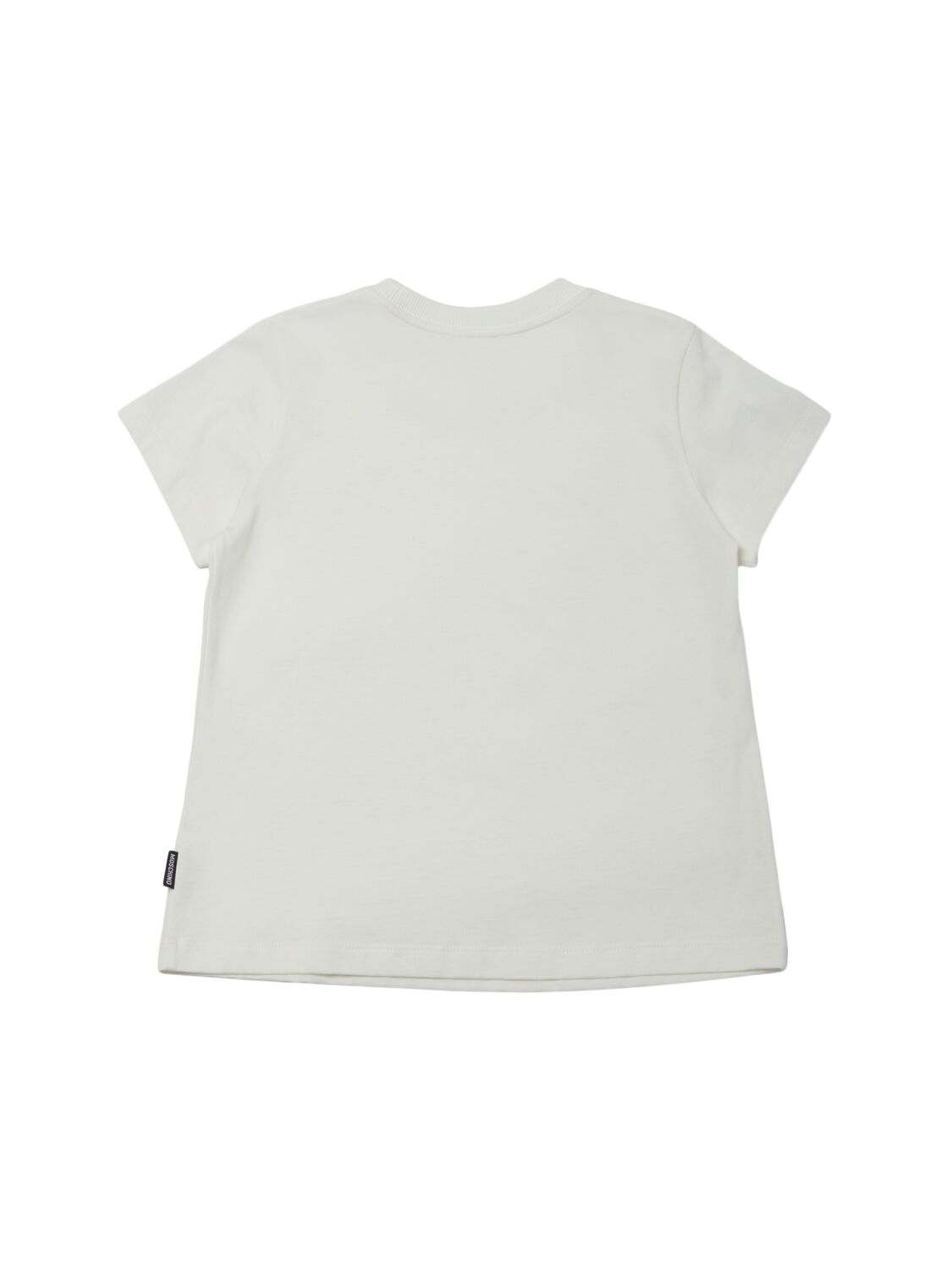 Shop Moschino Cotton Jersey T-shirt In White