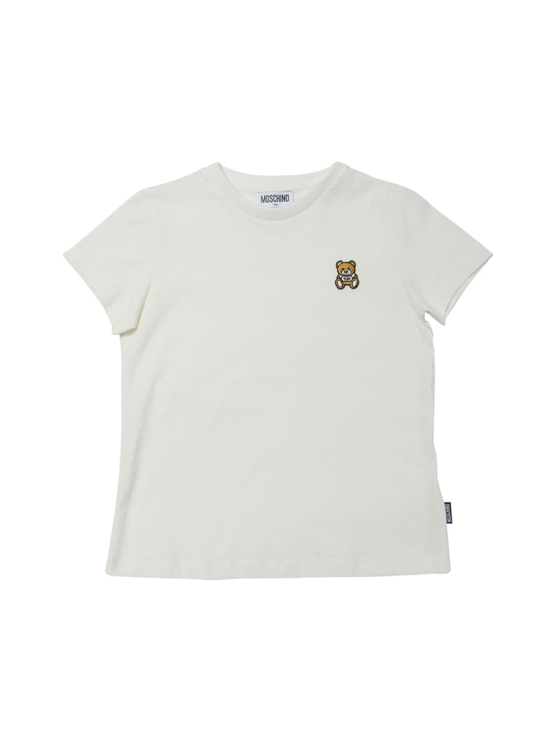 Moschino Cotton Jersey T-shirt In White