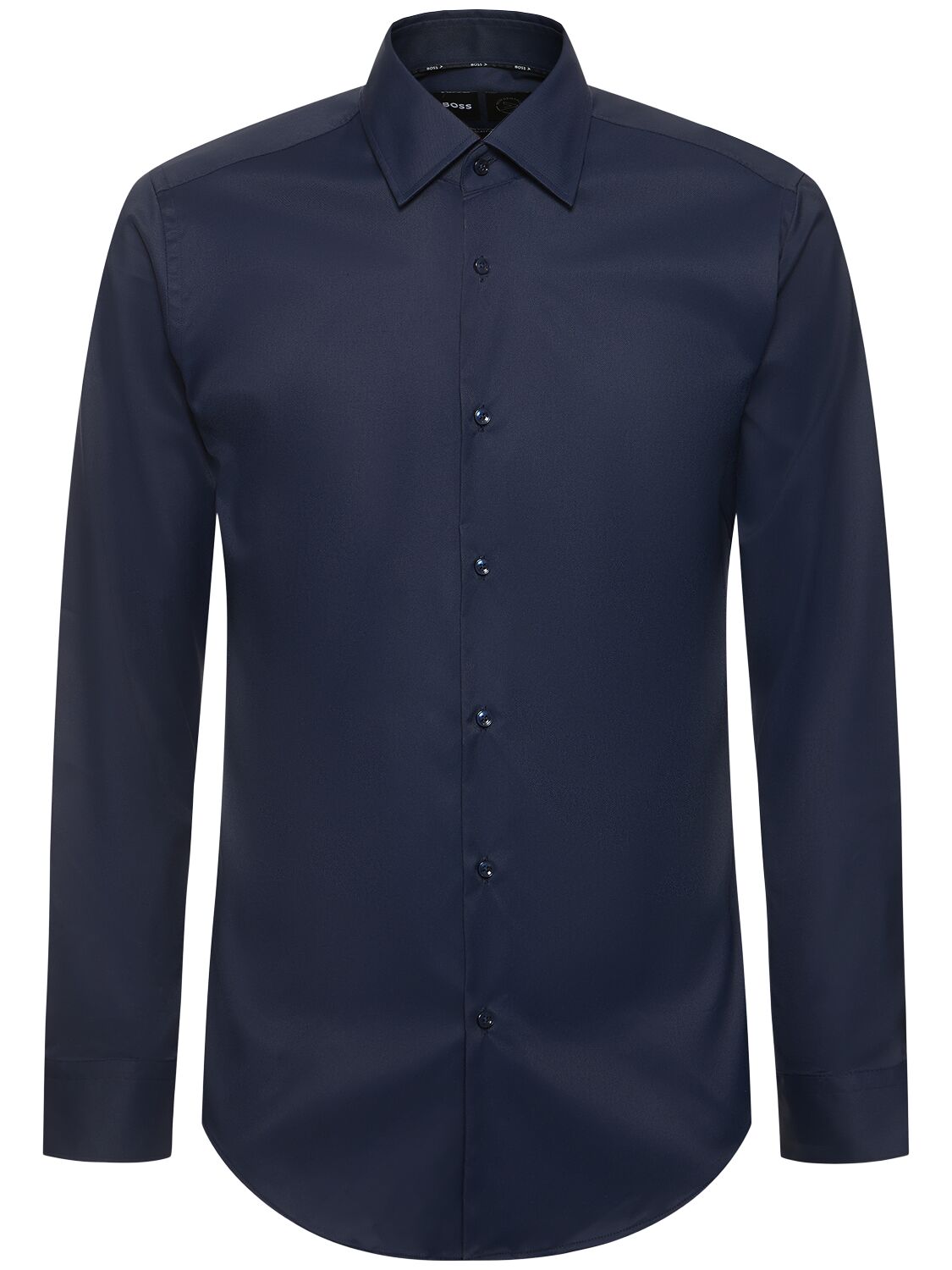 Shop Hugo Boss Hank Technical Shirt In Dark Blue