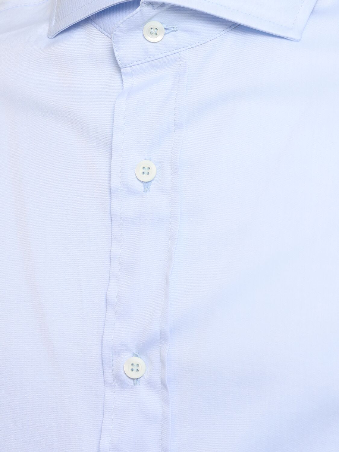 Shop Brunello Cucinelli Cotton Twill Shirt In Cloud